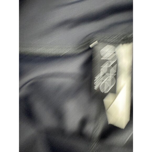 Onzie Flow Crop Leggings Women's S/M Black Pink Metallic Leaf Yoga Made In USA - Picture 2 of 10